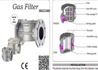 Das 6 Stangen-Gas-Druckregler Italien Geca stellte Gas-Filter GF050-TPIO - PMax her
