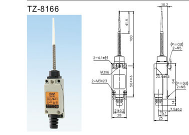 Neigen Sie TZ-8166, das vorbildliche steife Marken-Begrenzungsschalter-Nylonart mit doppeltem Frühlings-Mechanismus neigen