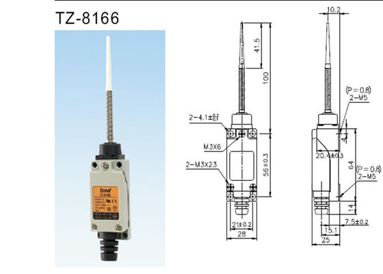 Neigen Sie TZ-8166, das vorbildliche steife Marken-Begrenzungsschalter-Nylonart mit doppeltem Frühlings-Mechanismus neigen