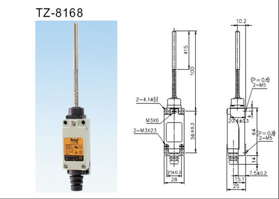 TZ-8168 neigen Grenzschalterfeder-Stahlband-Art staubdichten Entwurf