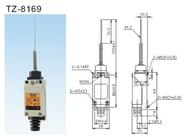Neigen Sie Grenzschalterfeder-Art TZ-8169 Positions-Schalter TZ8169