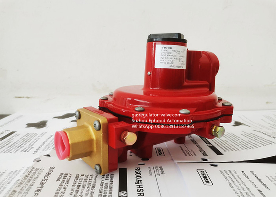 Verwenden Hochdruck- Gas-Regler R622H-JGK Fisher LPG für das Kochen von Messing-POL Inlet Fitting