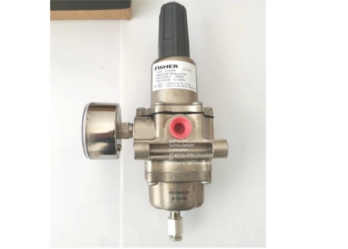 67CFSR Instrumentenzulieferung Fischergasregulator CF8M Karosseriematerial aus Edelstahl geeignet für Offshoreanwendungen