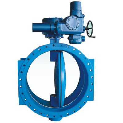 Elastisches elektrisches Motorventil-doppeltes angeflanschtes Sitzexzenterende