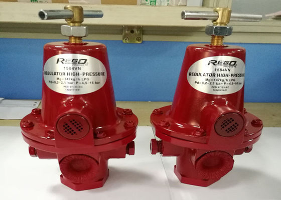 Modell-1. Stadiums-Propan-Druckregler-optionale Frühlings-Strecke Rego 1584 für LPG-Gasbrenner
