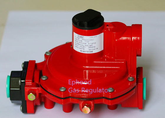 Roter gas-Regler-Gebrauch Farbe-Fisher R622H LPG Hochdruckfür das Kochen, langes Leben